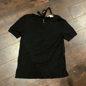 Black short sleeve t-shirt from Loft